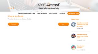 
                            6. Check My Email | SpeedConnect