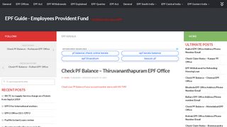 
                            9. Check PF Balance - Thiruvananthapuram EPF Office