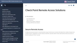 
                            7. Check Point Remote Access Solutions - Check Point Software ...