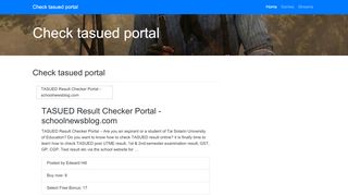 
                            1. Check tasued portal