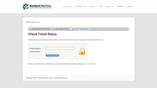 
                            8. Check Ticket Status - Kontent Machine Help Desk