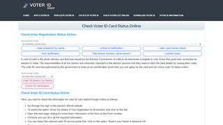 
                            8. Check Voter ID Card Status Online - Voter Id Card