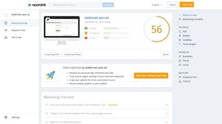 
                            6. Check webmail.aon.at's SEO - woorank.com