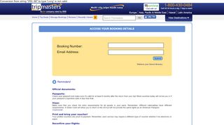 
                            1. Check your Booking online - Tripmasters