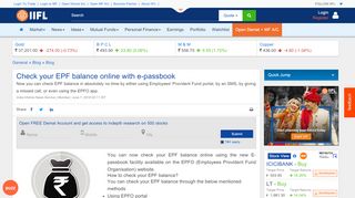 
                            10. Check your EPF balance online with e-passbook