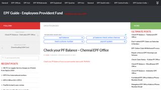 
                            3. Check your PF Balance - Chennai EPF Office