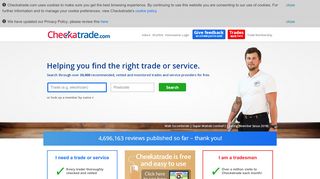 
                            1. Checkatrade: Find a tradesperson you can trust