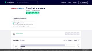 
                            2. Checkatrade.com Reviews | Read Customer Service Reviews ...