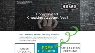 
                            3. Checking Account fees - get.washingtonfederal.com