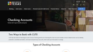 
                            4. Checking Accounts | Credit Union of Texas