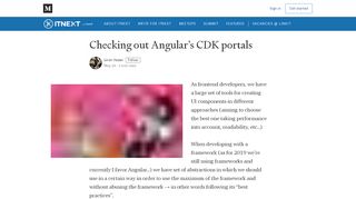 
                            3. Checking out Angular's CDK portals - ITNEXT