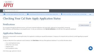 
                            11. Checking Your Cal State Apply Application Status - Liaison