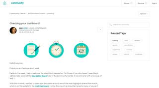 
                            8. Checking your dashboard! - Airbnb Community
