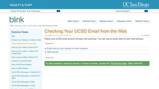 
                            1. Checking Your UCSD Email from the Web