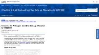 
                            5. Checklist #3: Writing an Exec that Sets up Allocation to ...