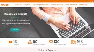 
                            10. Chegg India - Subject Matter Experts | Text Book …