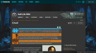 
                            1. Chell | Half-Life Wiki | FANDOM powered by Wikia