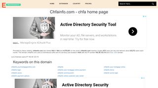 
                            7. chfainfo.com - chfa home page