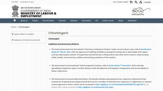 
                            2. Chhattisgarh | Ministry of Labour & Employment