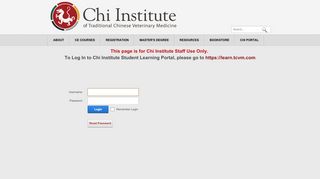 
                            1. Chi Staff Login - Chi Institute