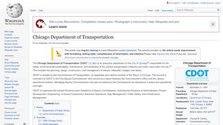 
                            8. Chicago Department of Transportation - Wikipedia