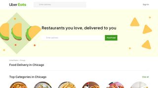 
                            5. Chicago Food Delivery | Restaurants Near Me | Uber Eats