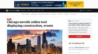 
                            5. Chicago unveils online tool displaying construction, events | Smart ...