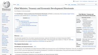 
                            3. Chief Minister, Treasury and Economic Development ...