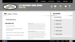 
                            7. Child Nutrition Home - Lytle ISD