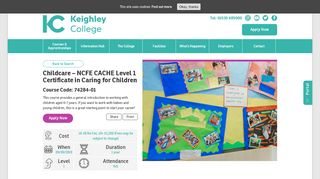 
                            8. Childcare - NCFE CACHE Level 1 Certificate in Caring for ...