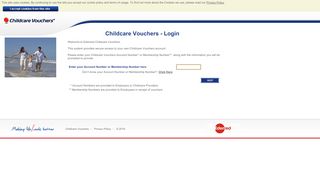 
                            5. Childcare Vouchers - Login