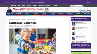 
                            4. Childcare Vouchers: save £1,000/year - MoneySavingExpert