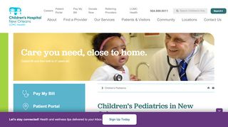 
                            7. Children's Pediatrics | Children's Hospital New Orleans