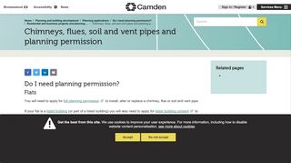 
                            4. Chimneys, flues, soil and vent pipes and planning permission ...