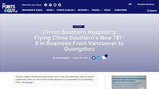 
                            5. (China) Southern Hospitality: Flying China Southern's New ...