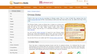 
                            2. Chinese Zodiac: 12 Animal Signs, Calculator, …