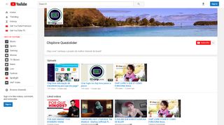 
                            3. Chiplivre Queziolider - YouTube