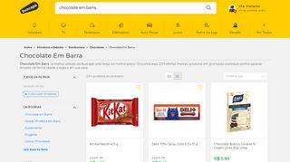 
                            6. Chocolate Em Barra em promoção, comprar ao …