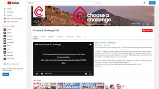 
                            7. Choose a Challenge USA - YouTube