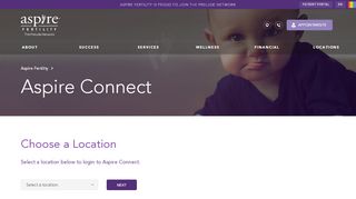 
                            4. Choose a Location | Aspire Fertility