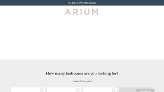 
                            2. Choose Your Home Browse Our Floorplans - ARIUM