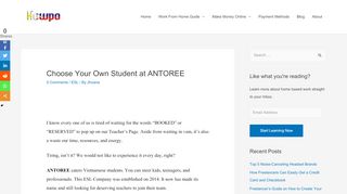 
                            5. Choose Your Own Student at ANTOREE | HOWPO