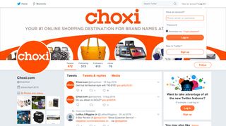 
                            1. Choxi.com (@shopchoxi) | Twitter