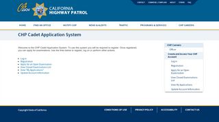 
                            1. CHP Cadet Application System