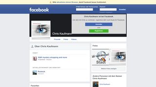 
                            3. Chris Kaufmann | Facebook