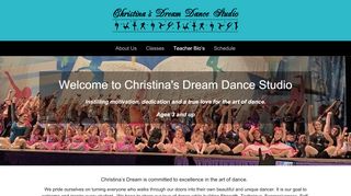 
                            5. Christina's Dream Dance Studio – Just another WordPress site