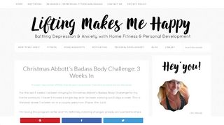 
                            5. Christmas Abbott's Badass Body Challenge: 3 Weeks In