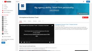 
                            8. Christopherson Business Travel - YouTube