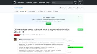 
                            5. ChromeIPass does not work with 2-page authentication sites · Issue ...