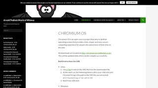 
                            8. Chromium OS | ArnoldTheBats World of Whimsy